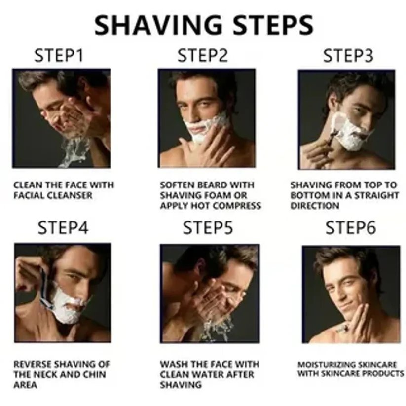 🧔🏻‍♂️🪒24-dijelni set za muške britvice + besplatna drška