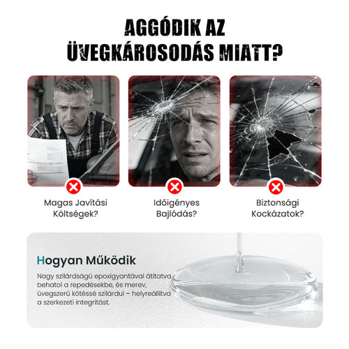 2+1 BESPLATNO | Ljepilo za popravak ogrebotina na staklu s trenutačnim rezultatima