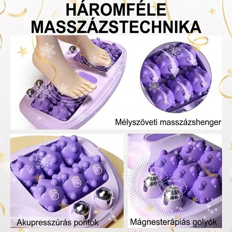 🦶 Prijenosni dvostruki masažer za stopala – opuštanje bilo gdje, bilo kada🎁
