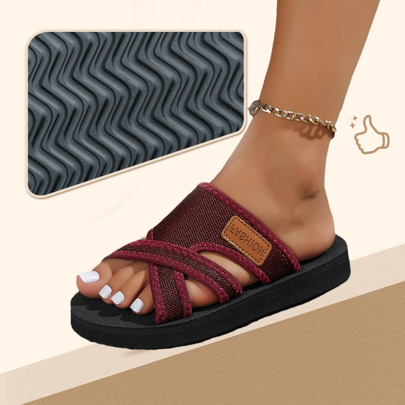 💥🆕Bestseller 2026.: elegantne papuče s križnim remenčićima za žene 👡