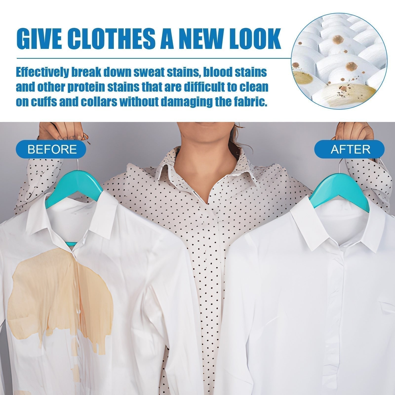 🔥 1+1 gratis 🧺🧼 Snažno sredstvo za uklanjanje mrlja s rublja👚✨