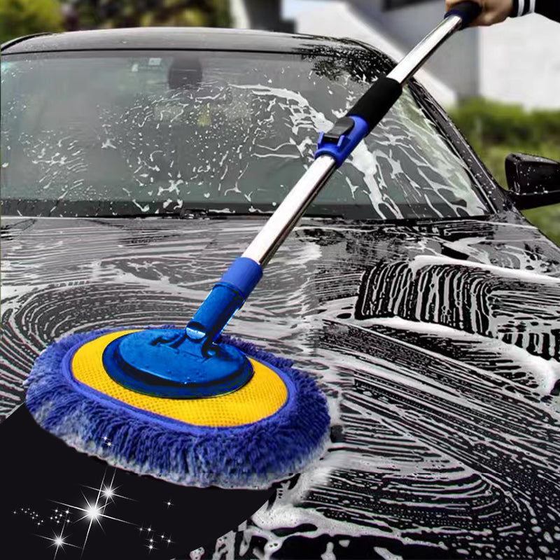 Teleskopska krpa za pranje automobila s izdržljivom aluminijskom ručkom