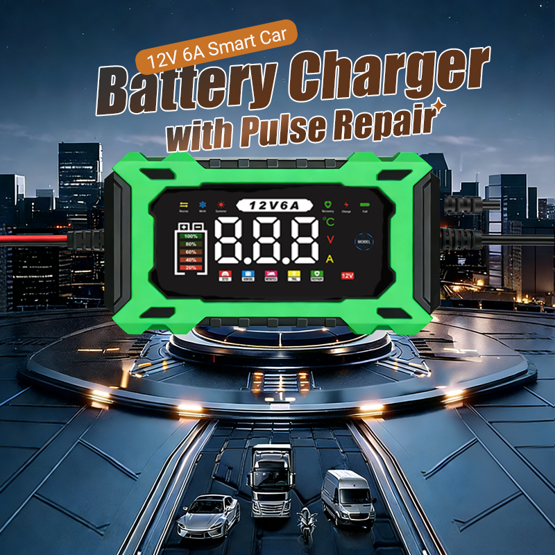 ⏰🔋 12V 6A Pametni punjač za automobilske akumulatore 🚗⚡