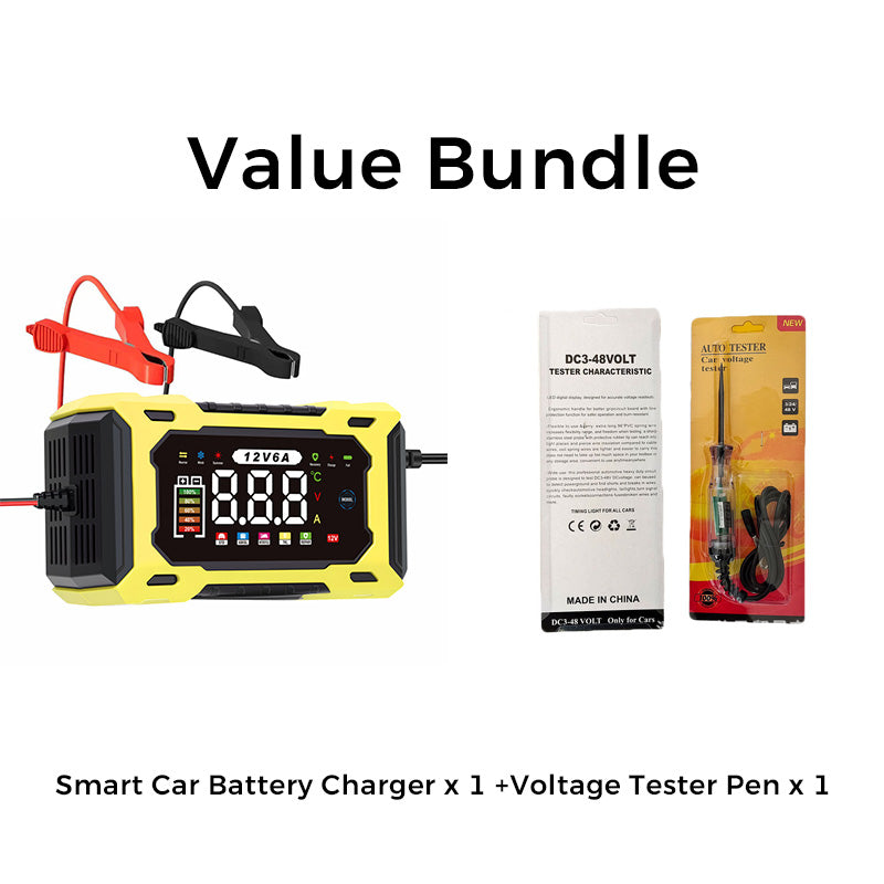 ⏰🔋 12V 6A Pametni punjač za automobilske akumulatore 🚗⚡