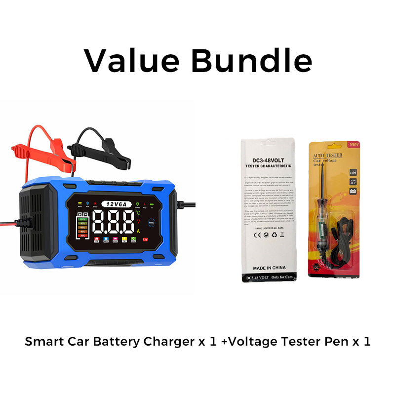 ⏰🔋 12V 6A Pametni punjač za automobilske akumulatore 🚗⚡