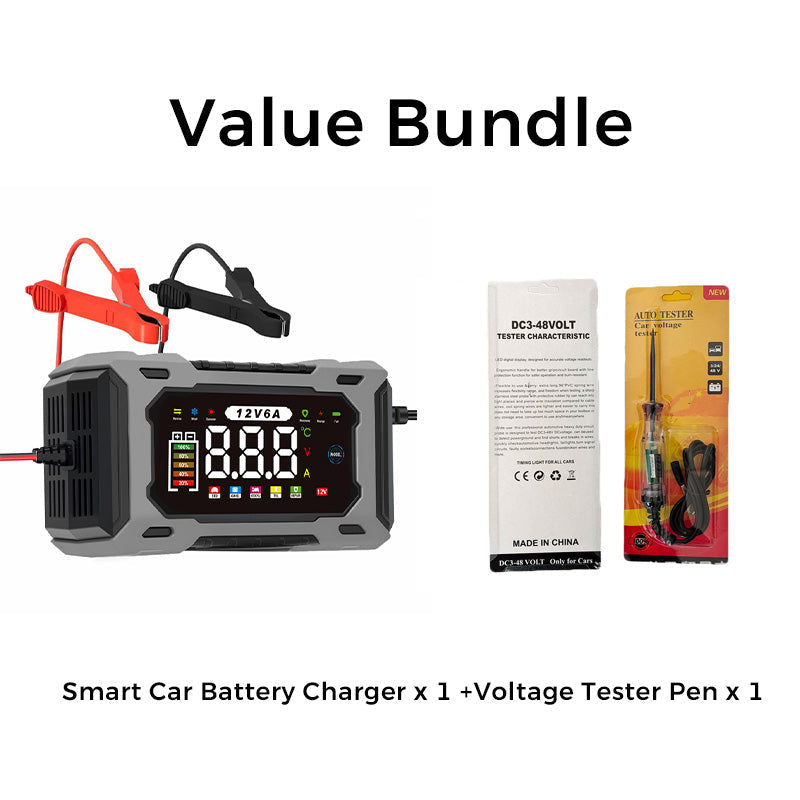 ⏰🔋 12V 6A Pametni punjač za automobilske akumulatore 🚗⚡