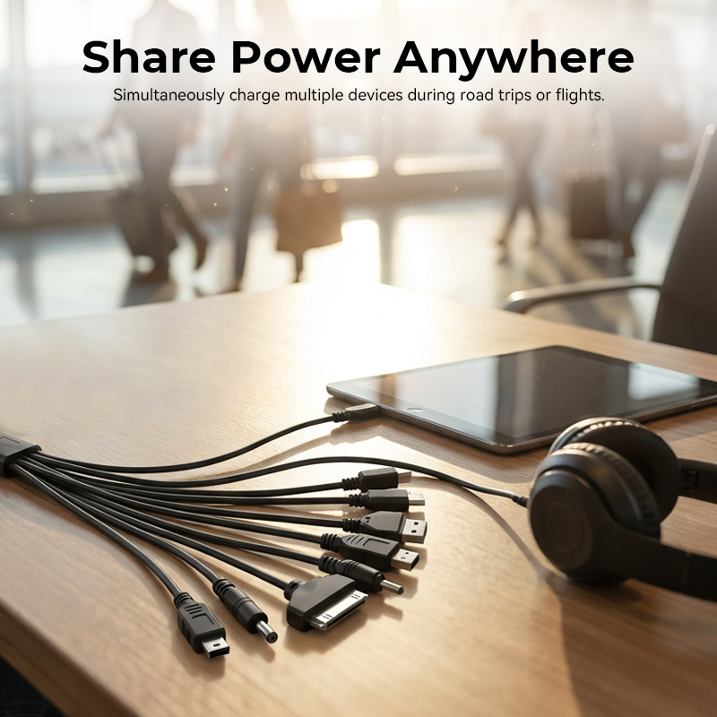 ⚡10 u 1 univerzalni USB kabel za punjenje