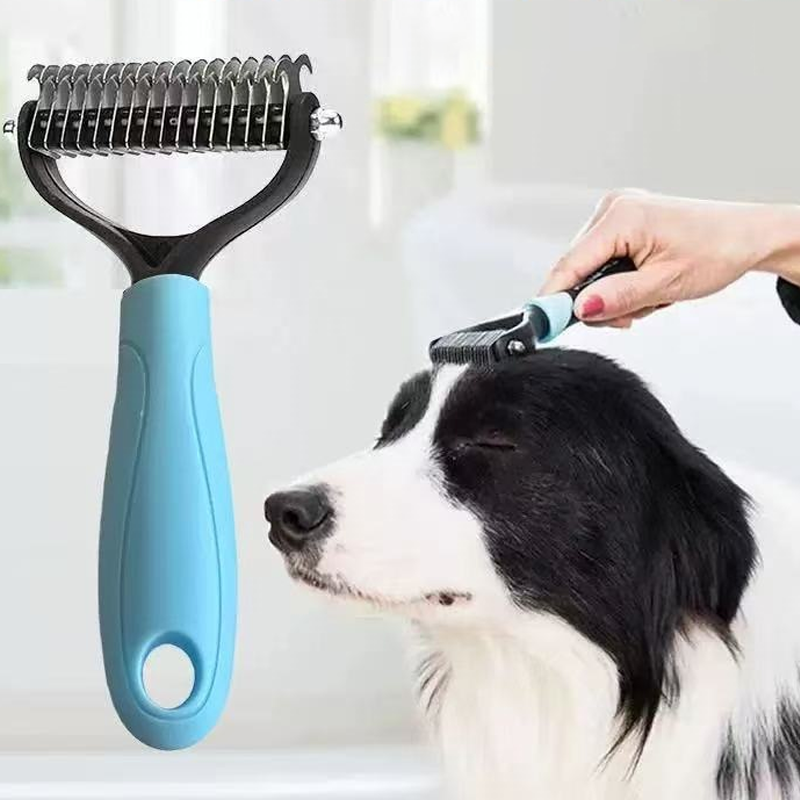 🐾 1+1 akcija! 🧹 Dvostrani češalj za mačke i pse🐶