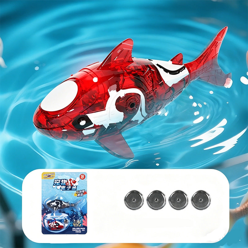 🦈 LED igračka za kupanje u obliku morskog psa s realističnim repom