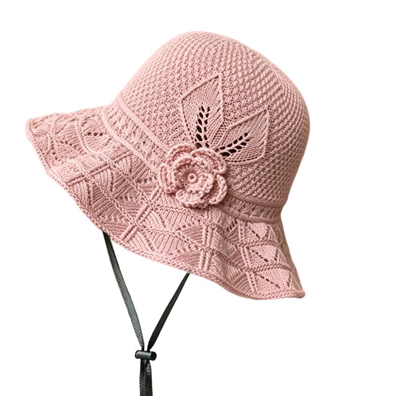 💐🧶Ženski ribarski šešir s cvjetnim uzorkom – heklani, lagani, zaštita od sunca
