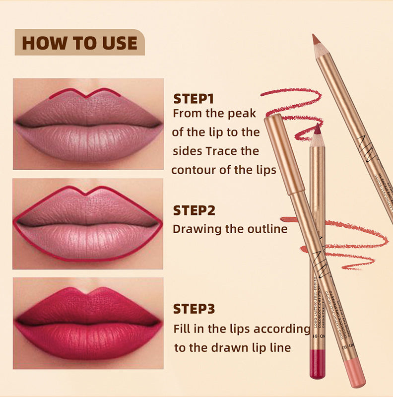 💄🎨Set olovaka za usne od 12 boja otpornih na razmazivanje